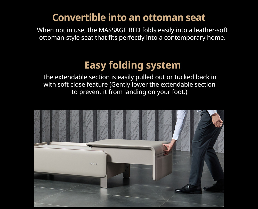 Coway BEREX Massage Bed - Designed for Refined Spaces