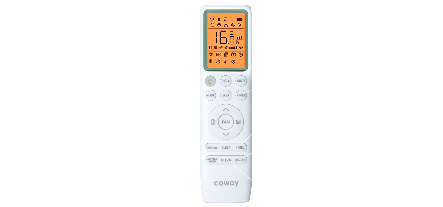 Coway P-Series Air Conditioner - Remote Control