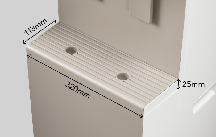 Detachable Bottom Tray For Easy Cleaning - Coway Core Plus