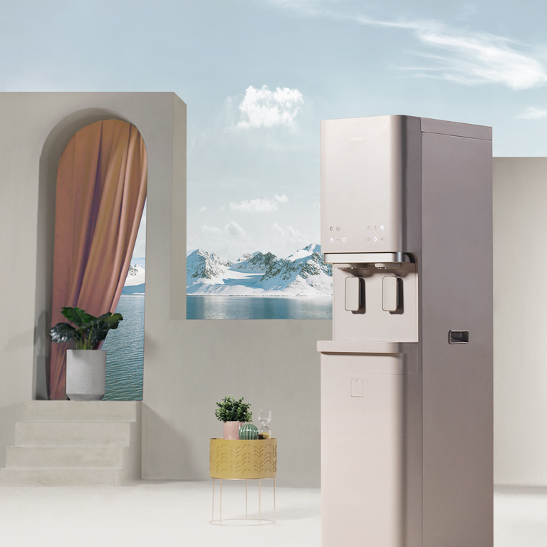 Coway Lucy Plus - Slim, Elegant And Contemporary Design Comes In Oatmeal Beige