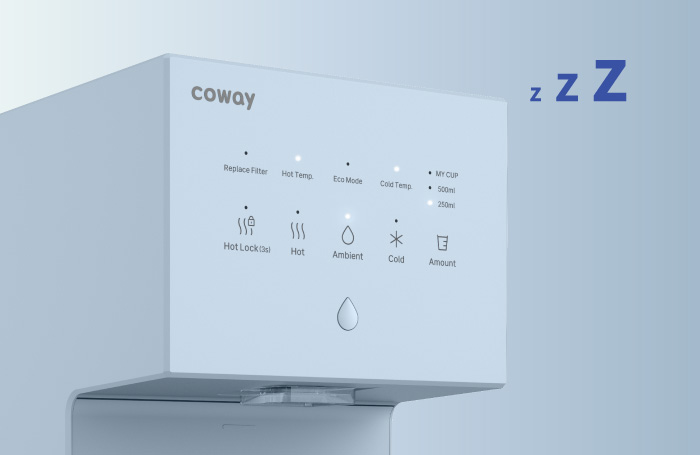 Coway Neon Water Purifier featuring Eco Mode for energy efficiency