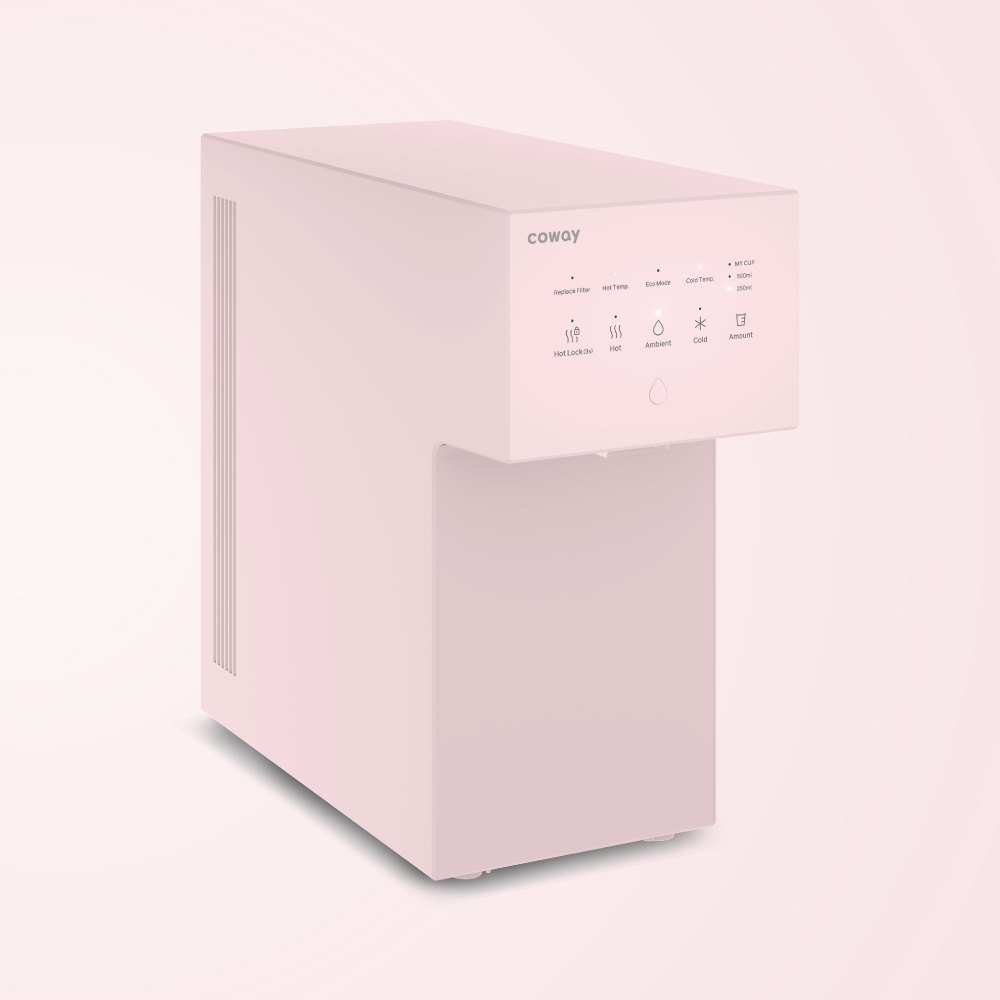 Coway Neon Water Purifier in Peach Pink Colour